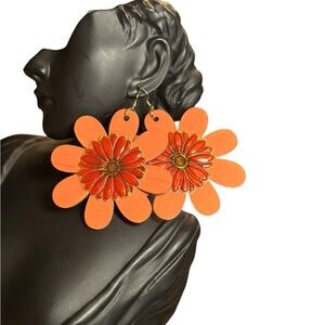 3”Flare For Big Hair Statement Earrings